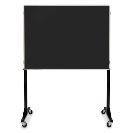 United Visual Products Sliding Door Wood Corkboard, 60"x36", Cher, UV9004OCS-CHERRY-APRICOT UV9004OCS-CHERRY-APRICOT